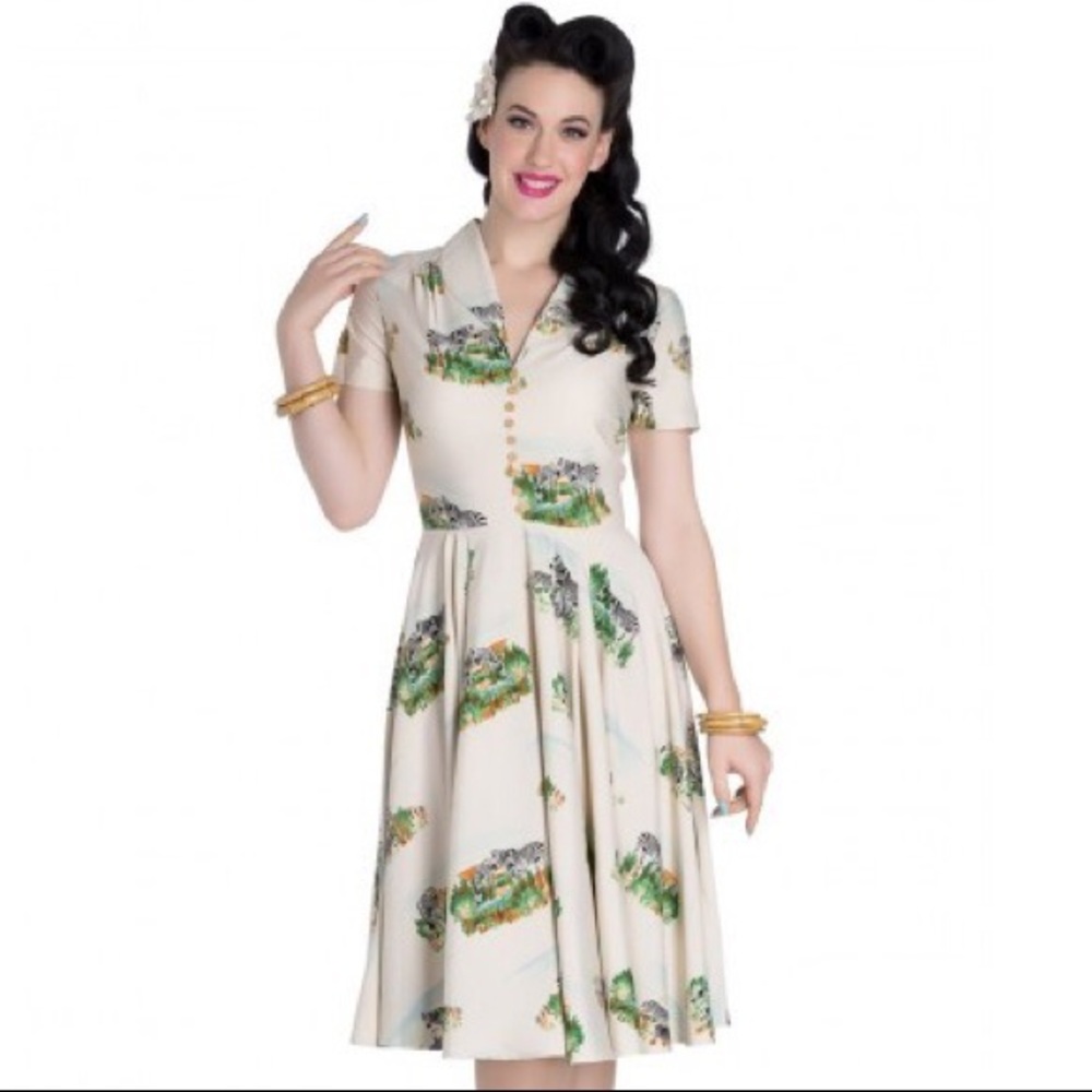 Hell Bunny Safari 50's Dress!